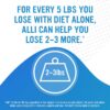 alli Diet Weight Loss Supplement Pills, Orlistat 60mg Capsules Starter Pack, Non prescription weight loss aid, 60 count(Pack of 1)