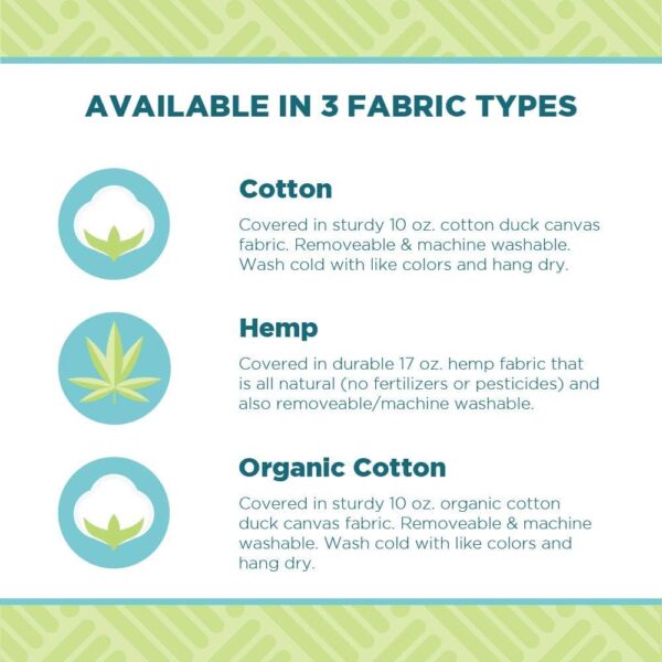 Bean's ZABUTON Meditation Cushions - Colorful Cotton Yoga Prayer Zen Kneeling Pad Base for Zafu Pillow - Medium & Large - Traditional Natural Recycled Cotton Fill - Floor Sitting Comfort - Made in USA