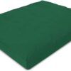 Bean's ZABUTON Meditation Cushions - Colorful Cotton Yoga Prayer Zen Kneeling Pad Base for Zafu Pillow - Medium & Large - Traditional Natural Recycled Cotton Fill - Floor Sitting Comfort - Made in USA