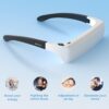MEINNO Light Therapy Glasses, Portable Daylight Lamp, Wearable Sunlight Lamp, Boost Energy, Relief for Sleep Problems, Jet Lag - Perfect for Christmas Gift