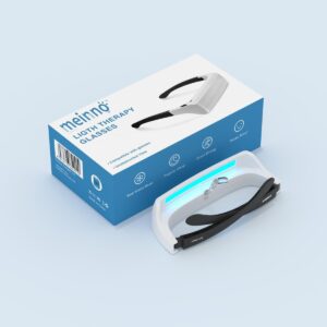 MEINNO Light Therapy Glasses, Portable Daylight Lamp, Wearable Sunlight Lamp, Boost Energy, Relief for Sleep Problems, Jet Lag - Perfect for Christmas Gift