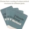 Bodyweight Elevate Exercise Cards: Home Workout Series Card Deck - Comprehensive At-Home Fitness System with 65 Exercises, 8 Bonus Challenges, and 4 Unique Workout Formats.
