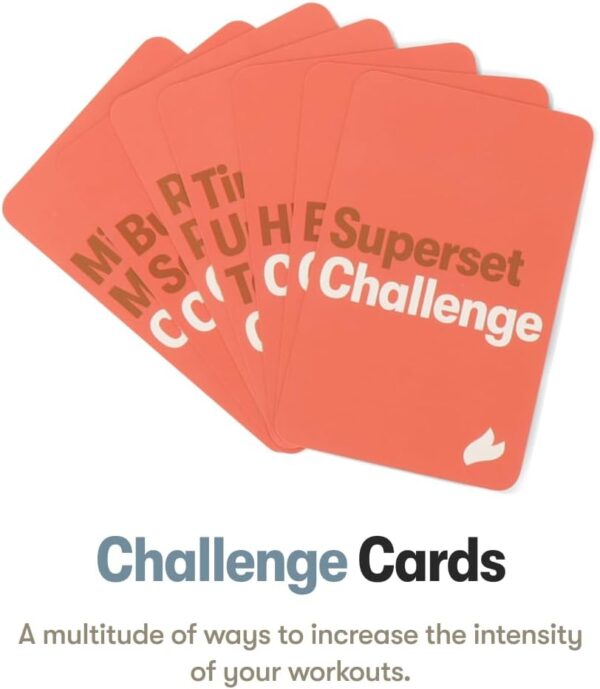 Bodyweight Elevate Exercise Cards: Home Workout Series Card Deck - Comprehensive At-Home Fitness System with 65 Exercises, 8 Bonus Challenges, and 4 Unique Workout Formats.