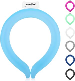 Neck Cooling Tube, Reusable Ice Neck Cooler Wraps Wearable Body Cooling Products for Outdoor Indoor, Neck Coolers for Hot Weather