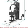 Home Gym Multifunctional Full Body Home Gym Equipment for Home Workout Equipment Exercise Equipment Fitness Equipment SincMill