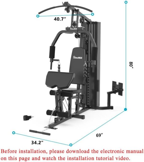 Home Gym Multifunctional Full Body Home Gym Equipment for Home Workout Equipment Exercise Equipment Fitness Equipment SincMill