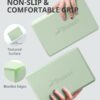 Trideer Yoga Block, Soft Non-Slip Surface Premium Foam Blocks, Supportive, Lightweight, Odor Resistant, Yoga Accessories for Pilates Meditation General Fitness Stretching Toning