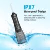 Professional Water Flosser - Advanced Dental Care for a Healthier Mouth, Gum, and Teeth - IPX7 Waterproof Oral Irrigator | 7 Replacement Tips, Travel-Friendly, Rechargeable - Oral Hygiene
