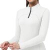CADMUS Women's Compression Long Sleeve Shirts for Hiking Running Dry Fit Tights