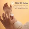 Embr Wave Cooling Bracelet - Warming Bracelet - Personalized Thermal Relief - Manage Hot Flashes, Night Sweats, Sleep, Tension - FSA HSA Eligible - Clinically Proven - Rechargeable - Rose Gold
