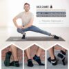Muezna Men's Non-Slip Yoga Socks, Anti-Skid Pilates, Barre, Bikram Fitness Hospital Slipper Socks with Grips