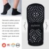 Hylaea Unisex Non Slip Socks with Grip for Yoga, Hospital, Pilates, Barre | Ankle, Cushioned