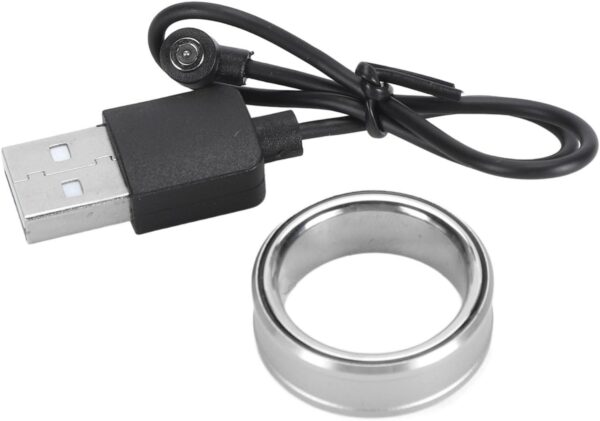 Dpofirs Smart Rings for Men & Women, NFC Fitness Ring with Sleep Body Temperature Monitoring Step Counter Function, IP68 Electronic Gadgets for Video Scrolling Page Flipping (20)