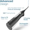 AquaSonic Aqua Flosser - Cordless Rechargeable Water Flosser for Teeth - Waterproof, Portable Oral Irrigator for Dental Cleaning with 5 Jet Tips – Braces Home Travel