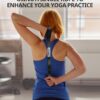Trideer Stretching Strap Yoga Strap Physical Therapy for Home Workout, Exercise, Pilates and Gymnastics, 10 Loops Non-Elastic Stretch Bands with Aesthetic Packaging for Women & Men