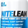 Evlution Nutrition Night Time Fat Burner Support - Overnight Sleep and Weight Loss Support Pills with Thermogenic Green Tea and White Kidney Bean Extract - Diet Pills That May Help Stubborn Fat Loss