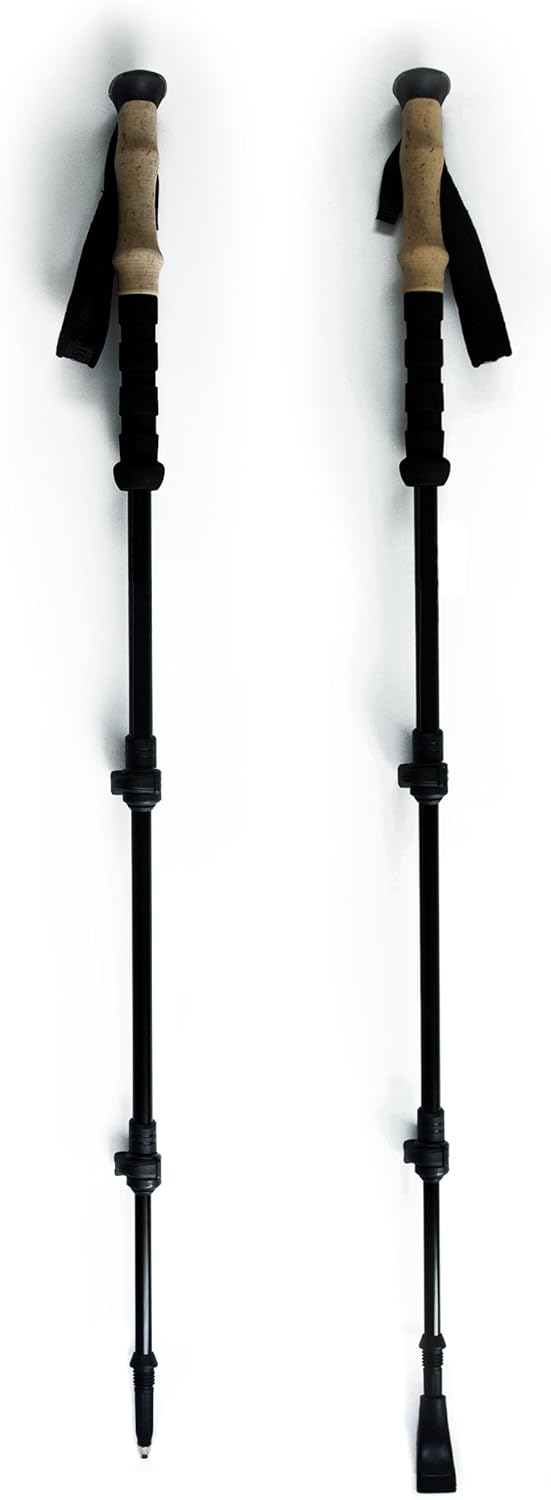 Montem Trekking Pole Nordic Walking Fitness Tip Protectors/Hiking Pole Replacement Tips - Fits All Standard Hiking/Trekking/Walking Poles - Pack of 2