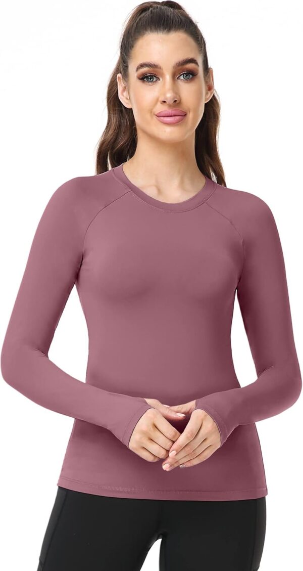 CADMUS Quick-Drying Running Long Sleeve Shirt for Women Workout Shirts