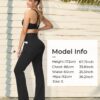 ALONG FIT Bootcut Yoga Pants for Women with Pockets Bootleg Dress Pants High Waisted Tummy Control Flared Workout Pants