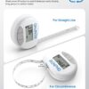 RENPHO Body Measuring Tape, Smart Tape Measure for Weight Loss, Bluetooth Tape with App, Retractable Tape for Measuring Waist, Hip, Bust, Arms, Muscle Gain, Fitness Equipment, 60in /150cm, White