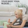 Trideer Yoga Block, Soft Non-Slip Surface Premium Foam Blocks, Supportive, Lightweight, Odor Resistant, Yoga Accessories for Pilates Meditation General Fitness Stretching Toning