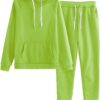 Womens Sweatsuits 2 Piece Set Lounge Jogger Tracksuit Suits Workout Sets Casual Oversized Sweatshirt with Pockets
