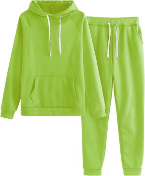 Womens Sweatsuits 2 Piece Set Lounge Jogger Tracksuit Suits Workout Sets Casual Oversized Sweatshirt with Pockets
