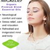 MigreLief Comfort Stick, Migraine and Headache Essential Oil Roll-On - Peppermint Lavender - 10ml