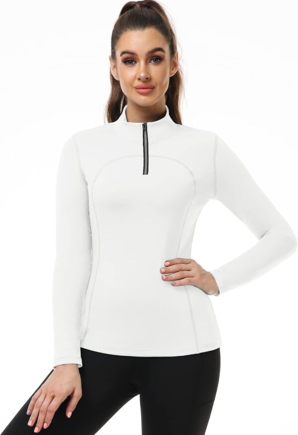 CADMUS Women's Compression Long Sleeve Shirts for Hiking Running Dry Fit Tights