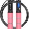 Jump Rope, H Handio Jump Rope with Counter, Workout Jumping Rope with Steel Ball Bearings, Adjustable Length Speed Skipping Rope for Men Women Kids Home Gym, Crossfit, Fitness Exercise