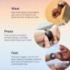 Embr Wave Cooling Bracelet - Warming Bracelet - Personalized Thermal Relief - Manage Hot Flashes, Night Sweats, Sleep, Tension - FSA HSA Eligible - Clinically Proven - Rechargeable - Black