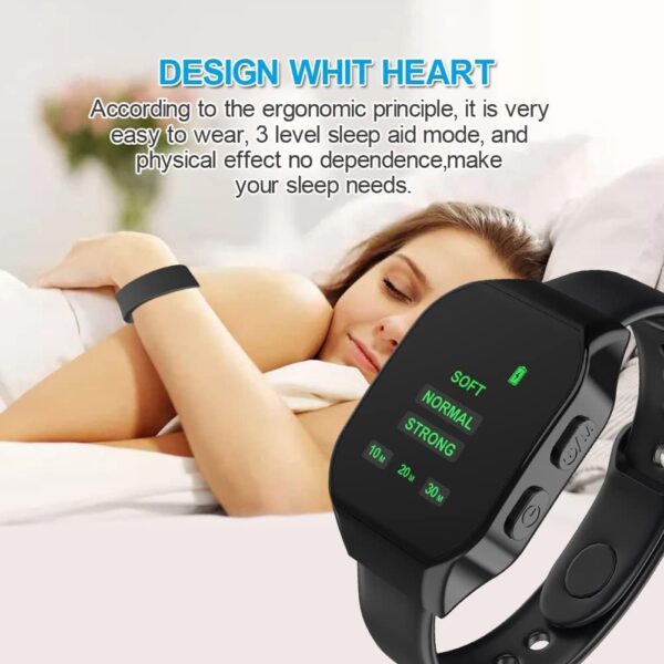 Sleep Aid Wristband Watch Device, Microcurrent Sleep Technology Aid Machine for Improve Sleep