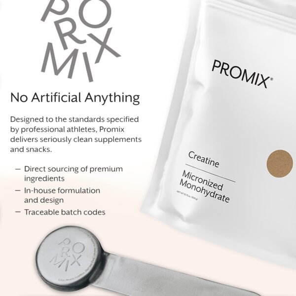 Promix Creatine Monohydrate Stick Packs | 5g of Micronized Creatine | Supports Muscle Growth & Recovery - 30 Count