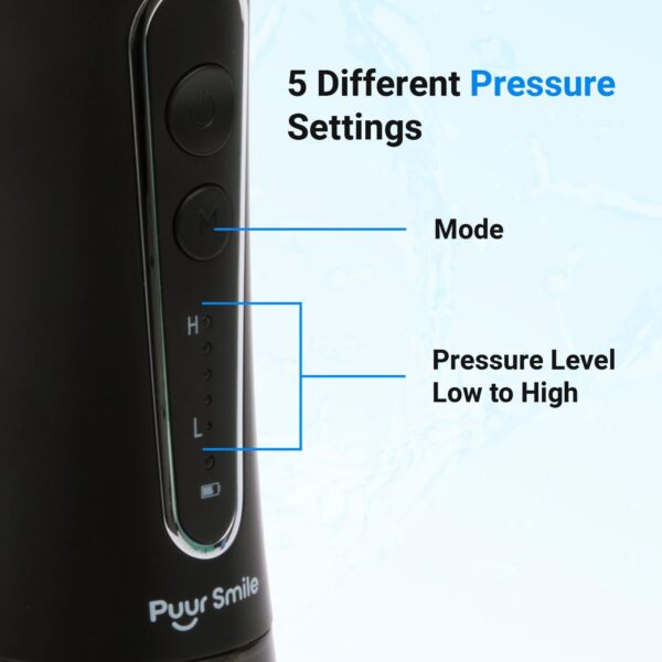 Professional Water Flosser - Advanced Dental Care for a Healthier Mouth, Gum, and Teeth - IPX7 Waterproof Oral Irrigator | 7 Replacement Tips, Travel-Friendly, Rechargeable - Oral Hygiene