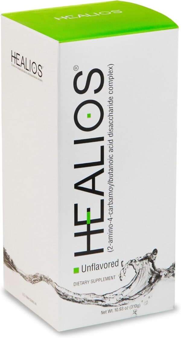 HEALIOS Unflavored Oral Health and Dietary Supplement, Powder Form, Naturally Sourced L-Glutamine Trehalose L-Arginine, 10.93 Ounces