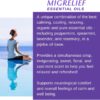 MigreLief Comfort Stick, Migraine and Headache Essential Oil Roll-On - Peppermint Lavender - 10ml