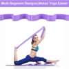 Stretch Strap, Elastic Yoga Stretching Strap, Multi-Loop for Physical Therapy, Pilates, Yoga, Dance & Gymnastics Exercise and Flexible Pilates Stretch Band