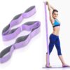 Stretch Strap, Elastic Yoga Stretching Strap, Multi-Loop for Physical Therapy, Pilates, Yoga, Dance & Gymnastics Exercise and Flexible Pilates Stretch Band