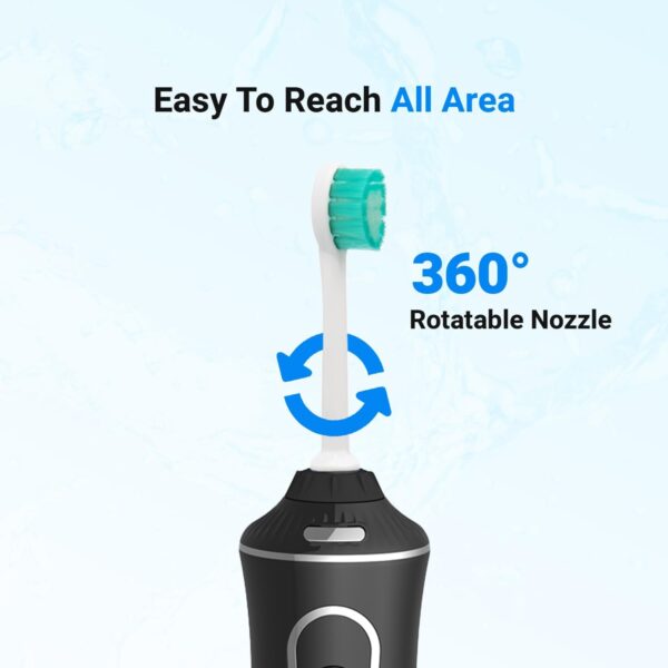Professional Water Flosser - Advanced Dental Care for a Healthier Mouth, Gum, and Teeth - IPX7 Waterproof Oral Irrigator | 7 Replacement Tips, Travel-Friendly, Rechargeable - Oral Hygiene