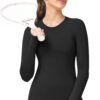 CADMUS Quick-Drying Running Long Sleeve Shirt for Women Workout Shirts