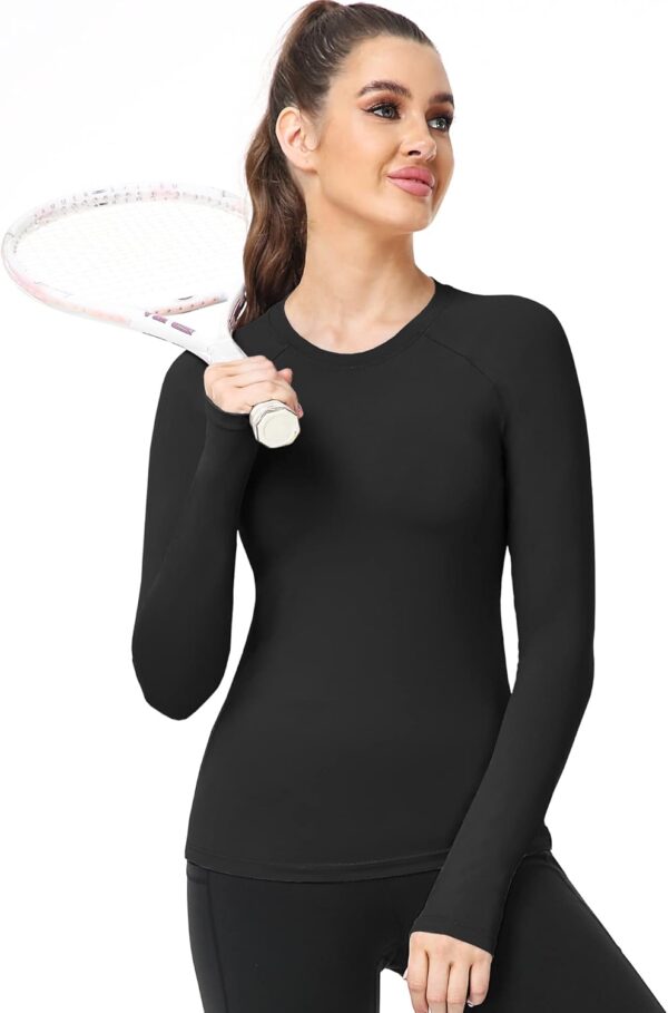 CADMUS Quick-Drying Running Long Sleeve Shirt for Women Workout Shirts