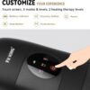 FIT KING Hand Massager with Heat for Hand Massage and Arthritis Carpal Tunnel Finger Numbness Relief - Cordless & Portable & Touch Screen - Birthday Gifts for Women Men Parents- FSA HSA Eligible