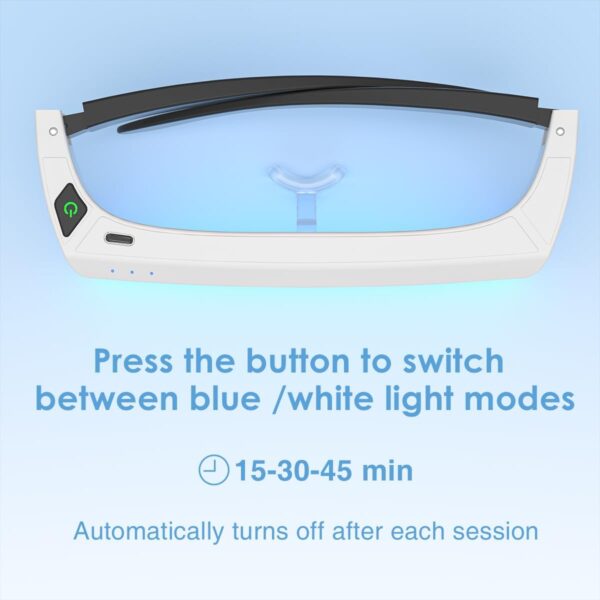 MEINNO Light Therapy Glasses, Portable Daylight Lamp, Wearable Sunlight Lamp, Boost Energy, Relief for Sleep Problems, Jet Lag - Perfect for Christmas Gift