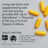 Sports Research L-Theanine Supplement with Caffeine & Coconut MCT Oil - Focused Energy, Alertness & Relaxation Without Drowsiness - 200mg L Theanine, 100mg Organic Caffeine - 60 Liquid Softgels