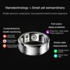 Smart Rings for Men & Women, NFC Fitness Ring with Sleep Body Temperature Monitoring Step Counter Function, IP68 Electronic Gadgets for Video Scrolling Page Flipping (20)