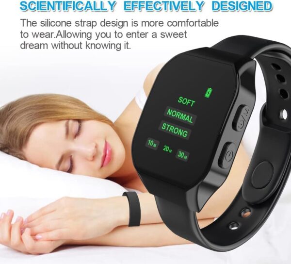 Sleep Aid Wristband Watch Device, Microcurrent Sleep Technology Aid Machine for Improve Sleep