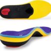 VALSOLE Heavy Duty Support Pain Relief Orthotics - 220+ lbs Plantar Fasciitis High Arch Support Insoles for Men Women, Flat Feet Orthotic Insert, Work Boot Shoe Insole, Absorb Shock with Every Step