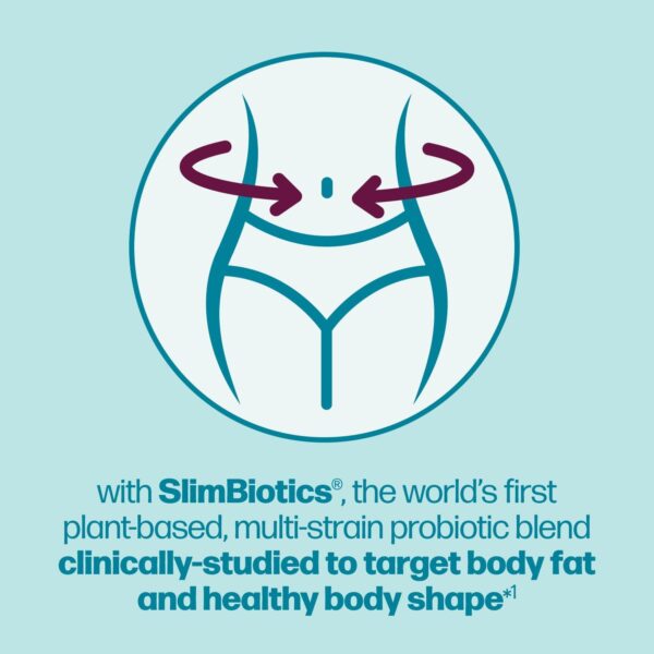 Culturelle Metabolism + Weight Management with SlimBiotics® Probiotic Capsules – 30 Count – Helps Safely Manage Weight - Promotes Healthy Metabolism and Physical & Mental Energy
