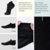 Hylaea Unisex Non Slip Socks with Grip for Yoga, Hospital, Pilates, Barre | Ankle, Cushioned