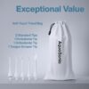 AquaSonic Water Flosser - Cordless Rechargeable Water Flossers for Teeth Cleaning - Waterproof Aqua Flosser, Portable Oral Irrigator for Dental Cleaning with 5 Jet Tips – Braces Home Travel